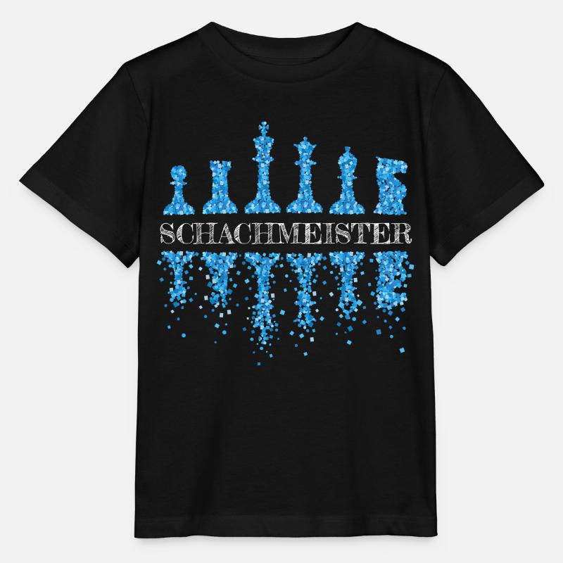 Maître d’échecs Joueur d’échecs Echecs Echec et mat - T-shirt bio MINI CREATOR Stanley/Stella Enfant - noir