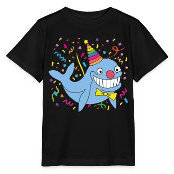 Carnaval, Carnaval, Confettis, Casquette De Fou, Lundi Gras - T-shirt bio MINI CREATOR Stanley/Stella Enfant - noir - Devant - Mikhail (115cm)