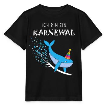 I'm a Carnival, Carnival, Confetti, Surfing, Sea - Stanley/Stella MINI CREATOR Kids’ T-Shirt - black - Front - Mikhail (115cm)