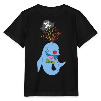 Karneval Fasching Fasnacht Konfetti Rosenmontag - Stanley/Stella Kinder T-Shirt MINI CREATOR  - Schwarz - Vorne - Mikhail (115cm)