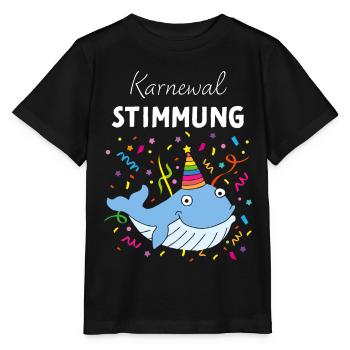 Karneval Fasching Fasnacht Konfetti Rosenmontag - Stanley/Stella Kinder T-Shirt MINI CREATOR  - Schwarz - Vorne - Mikhail (115cm)