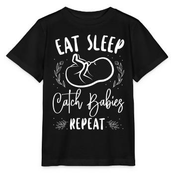 LD Labour And Delivery Nurse - Stanley/Stella MINI CREATOR Kids’ T-Shirt - black - Front - Mikhail (115cm)