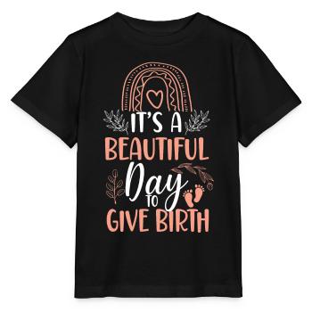LD Labour And Delivery Nurse - Stanley/Stella MINI CREATOR Kids’ T-Shirt - black - Front - Mikhail (115cm)