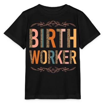 LD Labour And Delivery Nurse - Stanley/Stella MINI CREATOR Kids’ T-Shirt - black - Front - Mikhail (115cm)