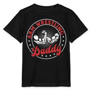 Bras de fer Papa Bras de fer Bras de fer Papa - T-shirt bio MINI CREATOR Stanley/Stella Enfant - noir - Devant - Mikhail (115cm)