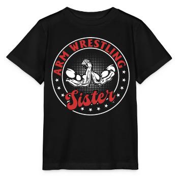 Bras De Fer Soeur Bras De Fer Bras De Fer Sis - T-shirt bio MINI CREATOR Stanley/Stella Enfant - noir - Devant - Mikhail (115cm)