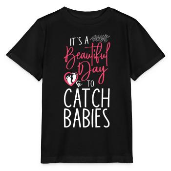 LD Labour And Delivery Nurse - Stanley/Stella MINI CREATOR Kids’ T-Shirt - black - Front - Mikhail (115cm)
