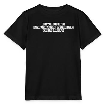 Fitness - Soyez votre propre inspiration, conquérez la vôtre - T-shirt bio MINI CREATOR Stanley/Stella Enfant - noir - Devant - Mikhail (115cm)