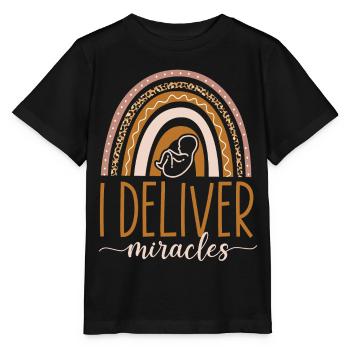 LD Labour And Delivery Nurse - Stanley/Stella MINI CREATOR Kids’ T-Shirt - black - Front - Mikhail (115cm)