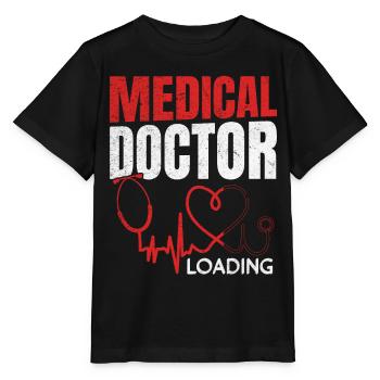 Docteur en médecine - Docteur en médecine - T-shirt bio MINI CREATOR Stanley/Stella Enfant - noir - Devant - Mikhail (115cm)