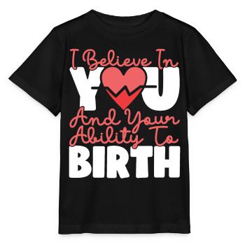 LD Labour And Delivery Nurse - Stanley/Stella MINI CREATOR Kids’ T-Shirt - black - Front - Mikhail (115cm)
