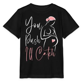 LD Labour And Delivery Nurse - Stanley/Stella MINI CREATOR Kids’ T-Shirt - black - Front - Mikhail (115cm)