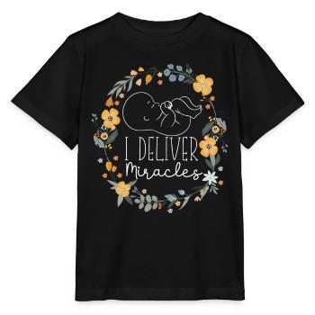 LD Labour And Delivery Nurse - Stanley/Stella MINI CREATOR Kids’ T-Shirt - black - Front - Mikhail (115cm)