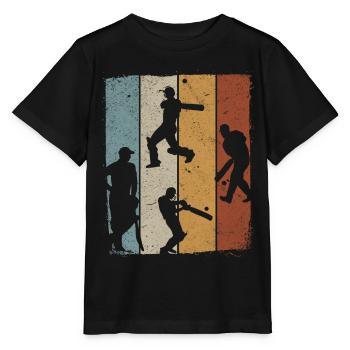 Cricket Retro Cricket Silhouettes Cricket - Stanley/Stella MINI CREATOR Kids’ T-Shirt - black - Front - Mikhail (115cm)