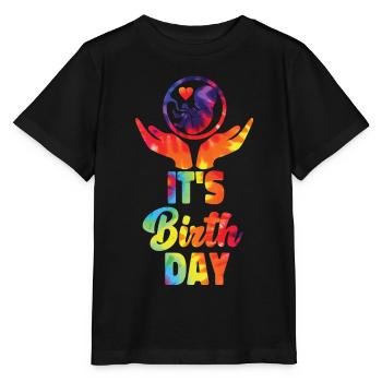 LD Labour And Delivery Nurse - Stanley/Stella MINI CREATOR Kids’ T-Shirt - black - Front - Mikhail (115cm)
