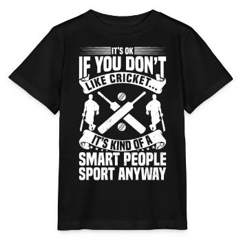 Cricket Quotes Cricketing Cricket Cricket Player - Stanley/Stella Kinder T-Shirt MINI CREATOR  - Schwarz - Vorne - Mikhail (115cm)