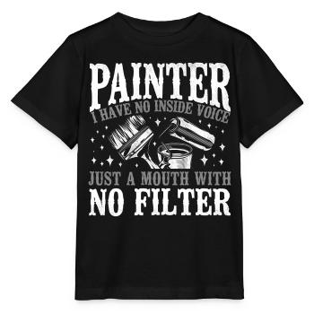 House Painter Decorator Painter I - Stanley/Stella Kinder T-Shirt MINI CREATOR  - Schwarz - Vorne - Mikhail (115cm)