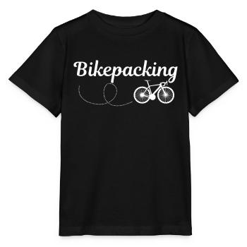 Vélo de gravier Bikepacking Vélo de gravier Bikepacker - T-shirt bio MINI CREATOR Stanley/Stella Enfant - noir - Devant - Mikhail (115cm)