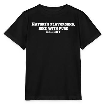 Randonnée - Terrain de jeu de la nature, randonnée avec des - T-shirt bio MINI CREATOR Stanley/Stella Enfant - noir - Devant - Mikhail (115cm)