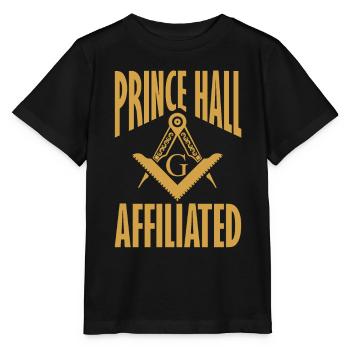 Angles et boussoles maçonniques FRANC-maçon Prince Hall - T-shirt bio MINI CREATOR Stanley/Stella Enfant - noir - Devant - Mikhail (115cm)