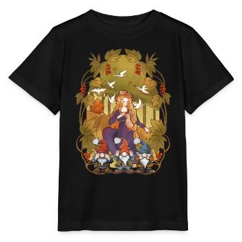 Habitants de la forêt Personnage de conte de fées Enfants Contes de fées Nains - T-shirt bio MINI CREATOR Stanley/Stella Enfant - noir - Devant - Mikhail (115cm)