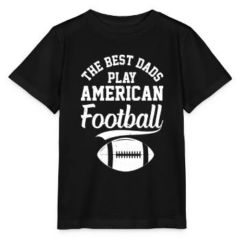 Football Daddy - Les meilleurs papas jouent au football américain - T-shirt bio MINI CREATOR Stanley/Stella Enfant - noir - Devant - Mikhail (115cm)