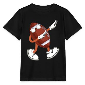 Funny Rugby Male - Funny Football Ball Male - Stanley/Stella MINI CREATOR Kids’ T-Shirt - black - Front - Mikhail (115cm)