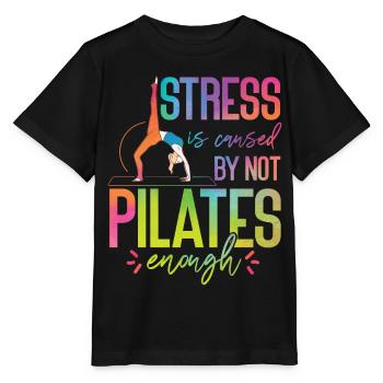 Pilates Instructor Teacher - Stanley/Stella Kinder T-Shirt MINI CREATOR  - Schwarz - Vorne - Mikhail (115cm)