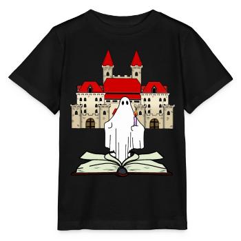 Mitternacht Geisterstunde Märchen Spuk Geschichte - Stanley/Stella Kinder T-Shirt MINI CREATOR  - Schwarz - Vorne - Mikhail (115cm)