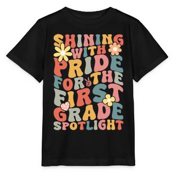 Shinging avec fierté 1ère année Groovy École primaire - T-shirt bio MINI CREATOR Stanley/Stella Enfant - noir - Devant - Mikhail (115cm)