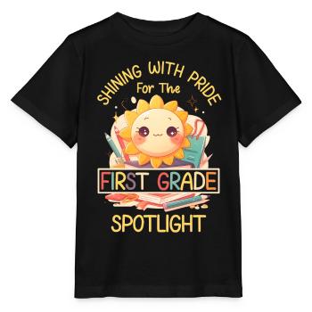 Shinging With Pride 1re année de l’école élémentaire Sun - T-shirt bio MINI CREATOR Stanley/Stella Enfant - noir - Devant - Mikhail (115cm)