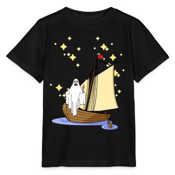Geister Seefahrt Spuk Gespenst Horror Halloween - Stanley/Stella Kinder T-Shirt MINI CREATOR  - Schwarz - Vorne - Mikhail (115cm)