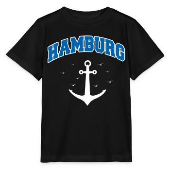 Hambourg Ville hanséatique Allemagne du Nord Bas-allemand - T-shirt bio MINI CREATOR Stanley/Stella Enfant - noir - Devant - Mikhail (115cm)