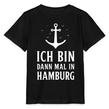 Hambourg Ville hanséatique Allemagne du Nord Bas-allemand - T-shirt bio MINI CREATOR Stanley/Stella Enfant - noir - Devant - Mikhail (115cm)