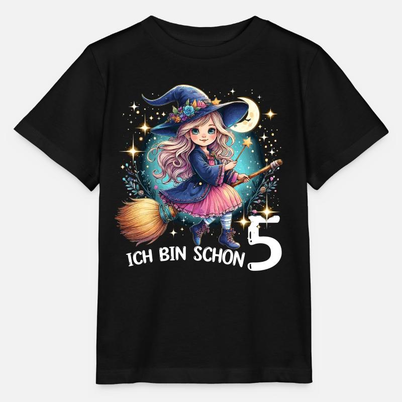 J’ai déjà 5 ans - T-shirt bio MINI CREATOR Stanley/Stella Enfant - noir