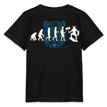 Wikinger Tshirt Viking Valhalla Walhalla Gott Odin - Stanley/Stella Kinder T-Shirt MINI CREATOR  - Schwarz - Vorne - Mikhail (115cm)