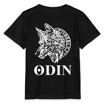 Wikinger Tshirt Viking Valhalla Walhalla Gott Odin - Stanley/Stella Kinder T-Shirt MINI CREATOR  - Schwarz - Vorne - Mikhail (115cm)