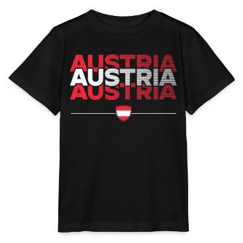 Austria Austria Vienna Styria Tyrol - Stanley/Stella MINI CREATOR Kids’ T-Shirt - black - Front - Mikhail (115cm)