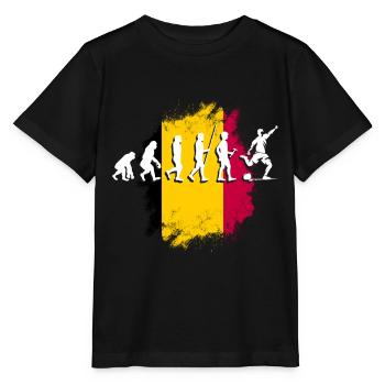 Belgique Belgique Belgique Belgique Bruxelles Football - T-shirt bio MINI CREATOR Stanley/Stella Enfant - noir - Devant - Mikhail (115cm)