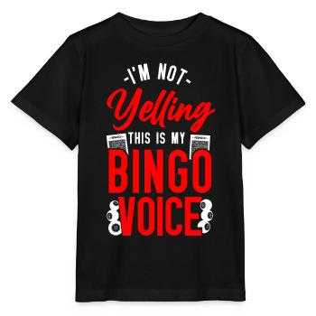 Bingo Player I'm Not Yelling This - Stanley/Stella MINI CREATOR Kids’ T-Shirt - black - Front - Mikhail (115cm)