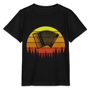 Accordion Instrument Accordion Lover Accordion - Stanley/Stella MINI CREATOR Kids’ T-Shirt - black - Front - Mikhail (115cm)