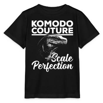 Komodo Couture Besitzer Von Komodowaranen, - Stanley/Stella Kinder T-Shirt MINI CREATOR  - Schwarz - Vorne - Mikhail (115cm)
