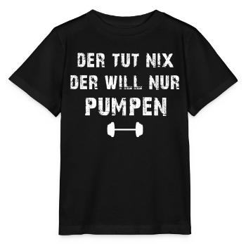 T-shirt de gymnastique drôle de remise en forme Gym d’entraînement - T-shirt bio MINI CREATOR Stanley/Stella Enfant - noir - Devant - Mikhail (115cm)
