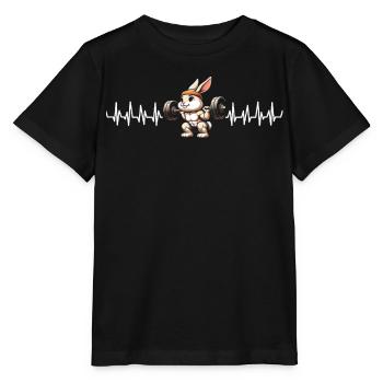 Gym Tshirt Lustig Fitness Workout Fitnessstudio - Stanley/Stella Kinder T-Shirt MINI CREATOR  - Schwarz - Vorne - Mikhail (115cm)