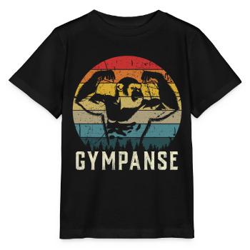 Tshirt de gymnastique drôle fitness entraînement gym - T-shirt bio MINI CREATOR Stanley/Stella Enfant - noir - Devant - Mikhail (115cm)