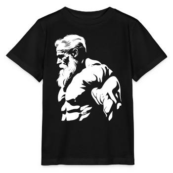 Tshirt de gymnastique drôle fitness entraînement gym - T-shirt bio MINI CREATOR Stanley/Stella Enfant - noir - Devant - Mikhail (115cm)
