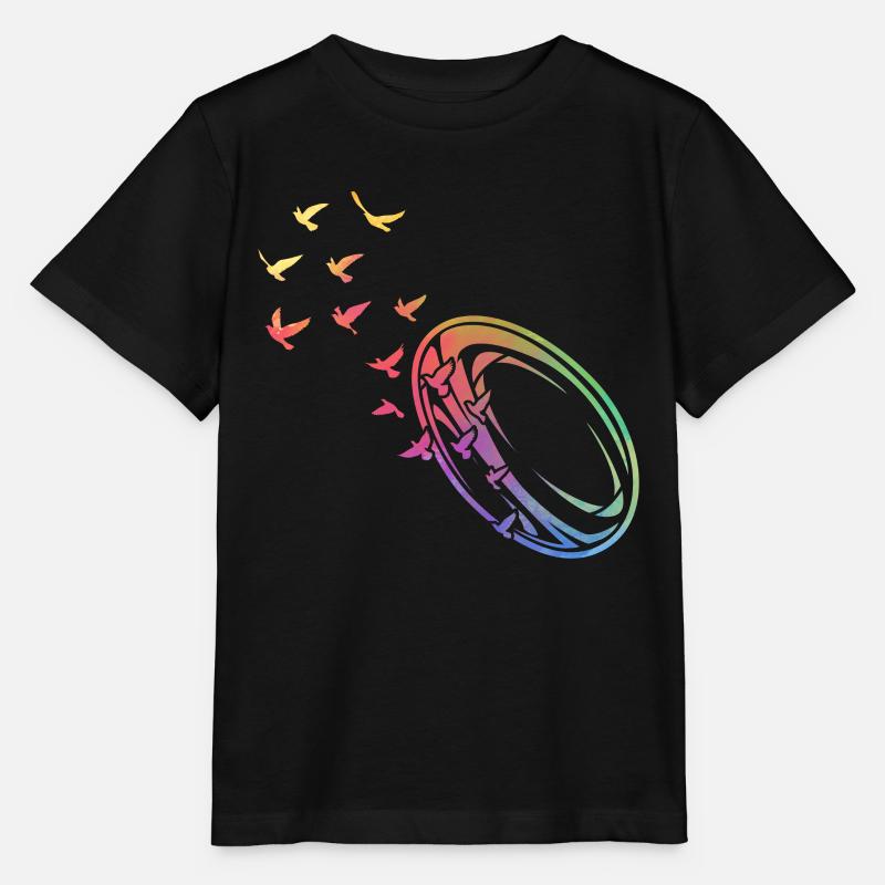 Saison de rugby Ballon de rugby Rugby - T-shirt bio MINI CREATOR Stanley/Stella Enfant - noir