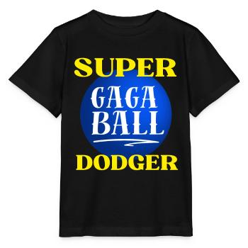 Ma planète est Gaga Ball Dodgeball Hexagon Pit - T-shirt bio MINI CREATOR Stanley/Stella Enfant - noir - Devant - Mikhail (115cm)