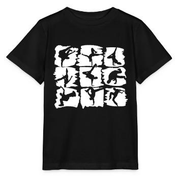 Breakdancer Breakdance - Dancer B-Boying Design - Stanley/Stella MINI CREATOR Kids’ T-Shirt - black - Front - Mikhail (115cm)