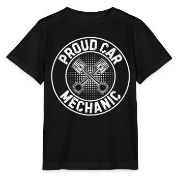 Fier mécanicien automobile - Mécanicien automobile - T-shirt bio MINI CREATOR Stanley/Stella Enfant - noir - Devant - Mikhail (115cm)